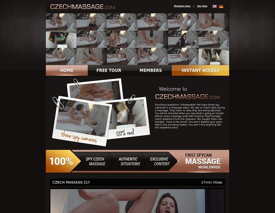 Czech massage tube