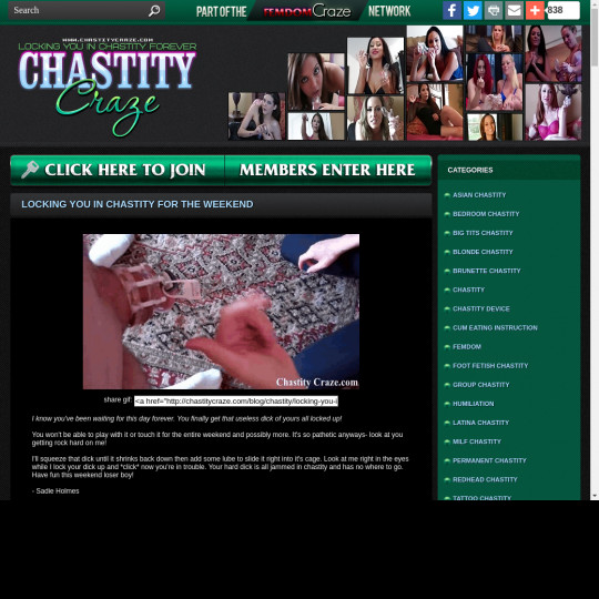 chastity craze