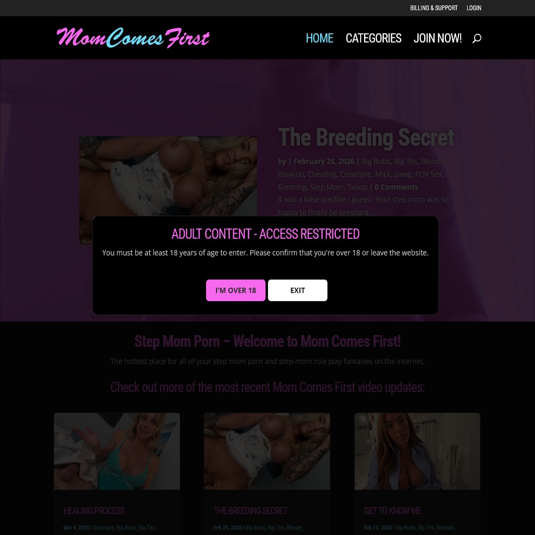 mom comes first password